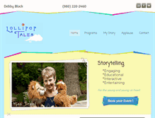 Tablet Screenshot of lollipoptales.com